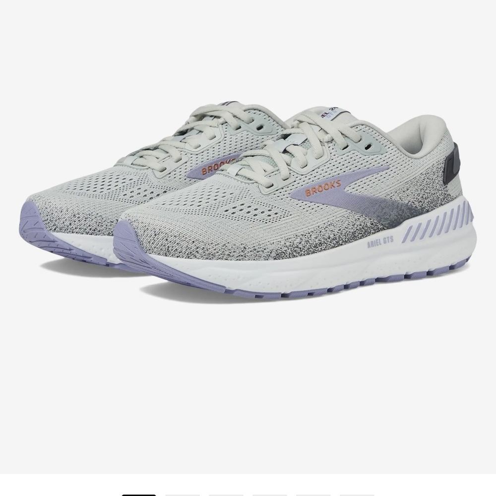 Brooks Women's Ariel GTS 24 Gray Running Shoes